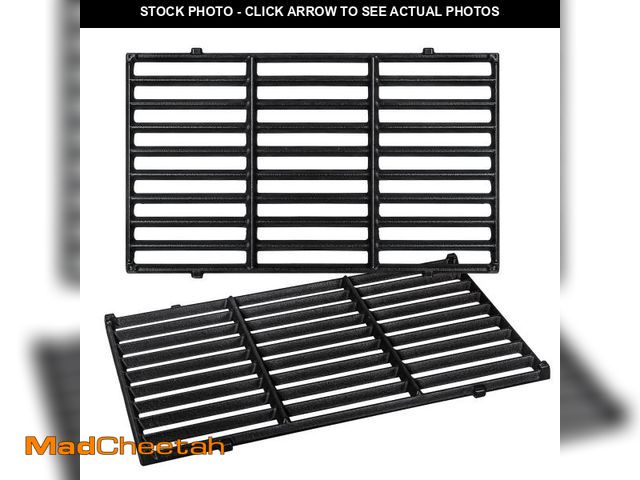 Lot 74-12302203 - 17.5Ã¢â¬Ë' 7637 Cast Iron Grill Grates For Weber Spirit 2 Grill Parts With 2 Burner Gas Grills,Spi...