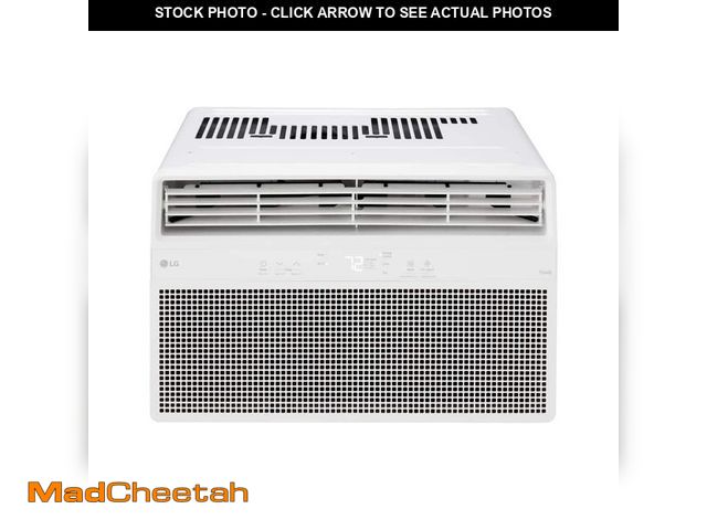 Lot 74-12731478 - *DIRTY/SCRATCHED* LG 8,000 BTU, 115 Volts, Window Smart Air Conditioner Cools 350 sq. ft. with Remot...