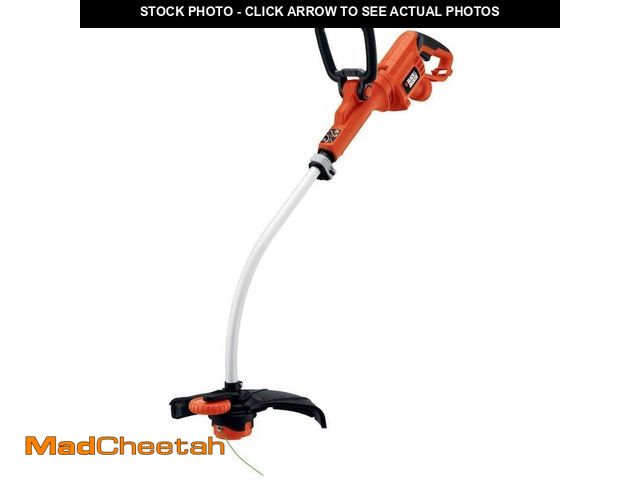 Lot 74-13691470 - BLACK+DECKER 14 in. 7.5 AMP Corded Electric Curved Shaft 0.080 in. Single Line 2-in-1 String Trimmer...