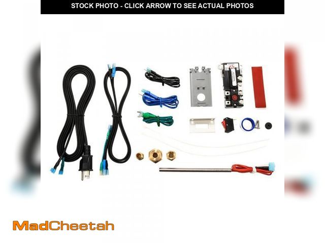 Lot 74-12112578 - Camco Hot Water Hybrid Heat Kit - Easily Converts Any 6-Gallon RV LP Gas Water Heater to 120V Electr...
