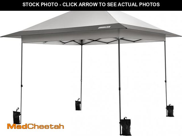 Lot 74-12223821 - VIVOHOME 13x13ft Pop Up Canopy Tent One Push Setup Outdoor Portable Shelter Tent Heavy Duty with Whe...