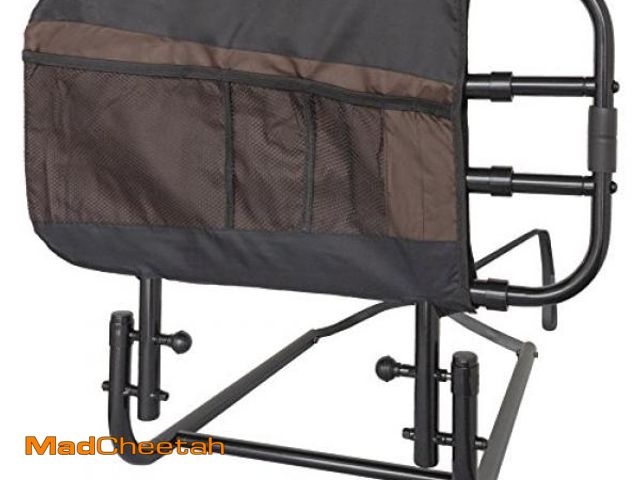 Lot 74-12138033 - Stander EZ Adjust Bed Rail, Adjustable Senior Bedrail and Safety Assist Railing for Elderly Adults w...