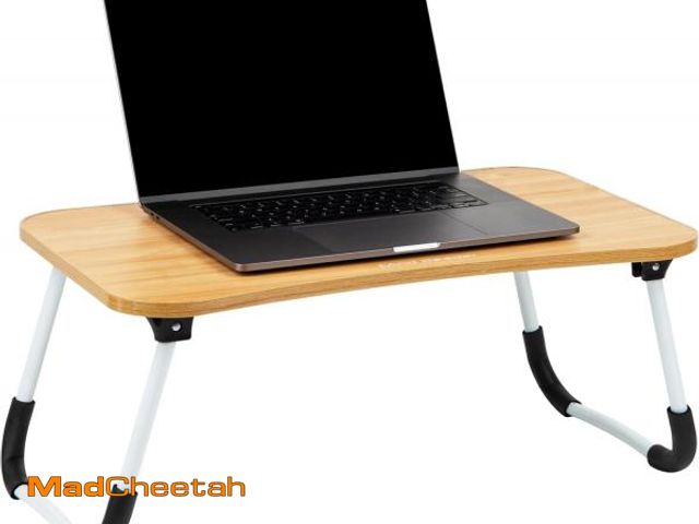 Lot 74-12399975 - Mind Reader Lap Desk Laptop Stand, Bed Tray, Folding Legs, Couch Table, Portable, MDF, 23.25" L x 13...