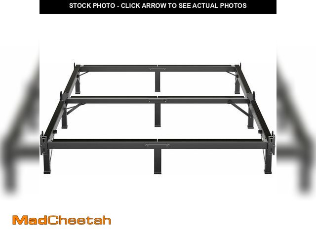 Lot 74-14349572 - MAF Metal Bed Frame King 8 Inches, 9-Legs Support Bed Base, King Bed Frame for Box Spring and Mattre...