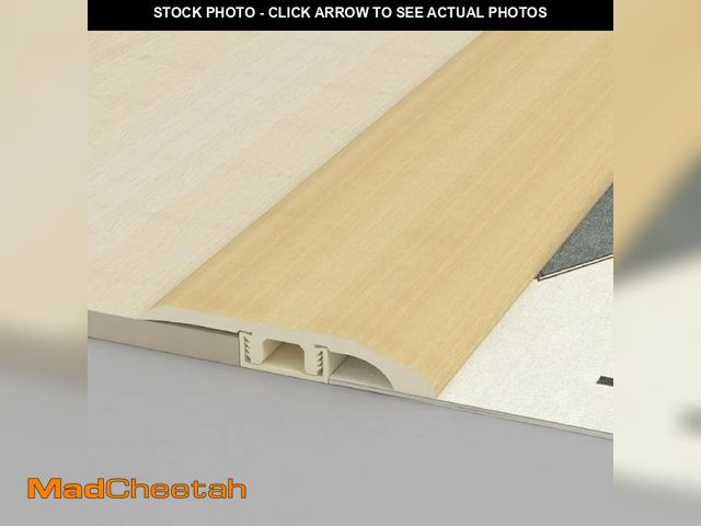 Lot 74-12149212 - 6 Pcs Floor Transition Strip,T Moulding for Laminate Flooring Planks,Wood Grain Transition for Carpe...