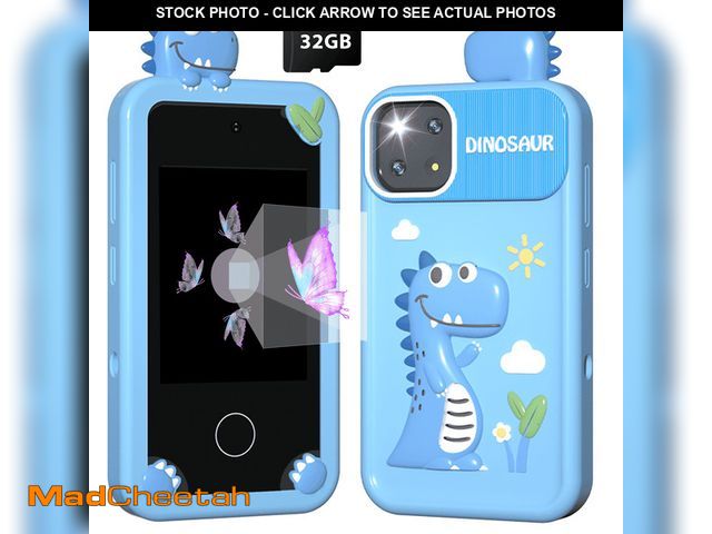 Lot 74-13054923 - Merryhome Kids Smart Phone for Boys with 32G Card &amp; Holographic Pyramid, Christmas Birthday Gift...