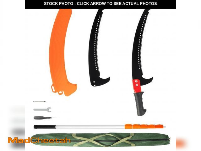 Lot 74-12514652 - Ktaxon 26FT Manual Pole Saw, Telescoping Tree Trimmer with Carbon Steel Blade, Ladder-Free Pruning, ...