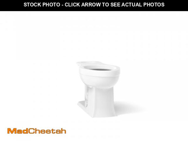 Lot 74-12105805 - KOHLER K-4356-0 Archer Comfort Height Elongated Bowl, Chair-Height Toilet Bowl, Toilet Bowl Only, Wh...