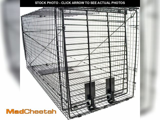 Lot 74-13011198 - Humane Way Folding 50 Inch Live Humane Animal Trap - Safe Traps for All Animals - Dogs, Raccoons, Ca...