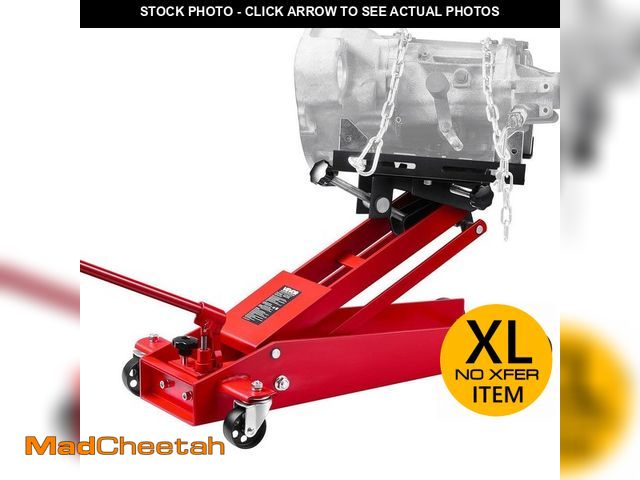 Lot 74-14255903 - VEVOR Low Profile Floor Jack, 1000 lbs. Lifting Capacity, Telescoping Transmission, 6.3-25.2 in. Hei...