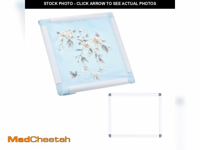 Lot 74-13573217 - PATIKIL Embroidery Hoops Universal Clip Embroidery Hoop Frame Reusable Square Rectangle Plastic Clip...