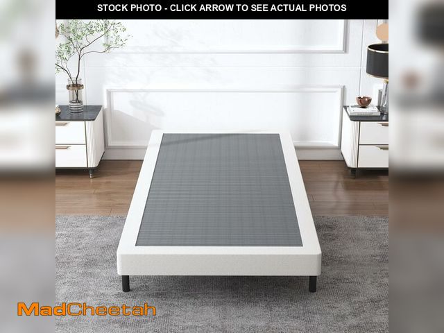 Lot 74-13927803 - XINXINYAN Twin Box Spring 5 Inch High,Heavy Duty Mattress Foundation,Sturdy Metal Twin Box Spring On...