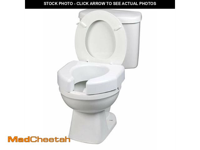 Lot 74-14305185 - SP 3 Inch Extender Booster Elevated Raised Toilet Seat Risers for Seniors Adults Elderly Handicap Di...