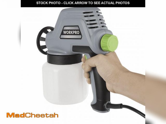 Lot 74-12536485 - WORKPRO Electric Stain Sprayer, 0.8mm Nozzle, 216 w - USED