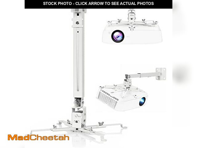 Lot 74-10823203 - DAWASAPAT Adjustable Projector Ceiling/Wall Mount - Universal Bracket for Projector Mounting - UNUSE...