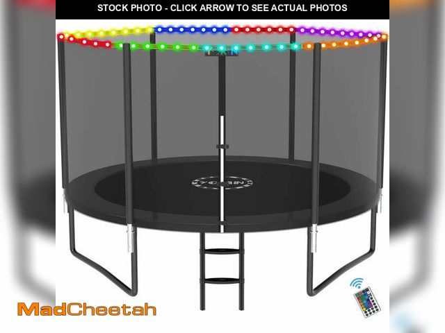 Lot 74-13775194 - YORIN Trampoline for 2-3 Kids, 8FT 10FT 14FT 12FT Trampoline for Adults with Enclosure Net, Ladder, ...