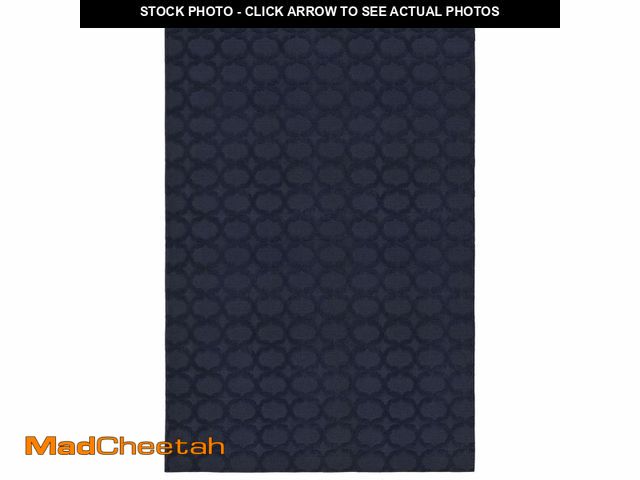 Lot 74-12109327 - Garland Rug Sparta Non Slip Polypropylene 12 Ft. X 15 Ft. Navy Blue Area Rug- Ideal for Living Rooms...