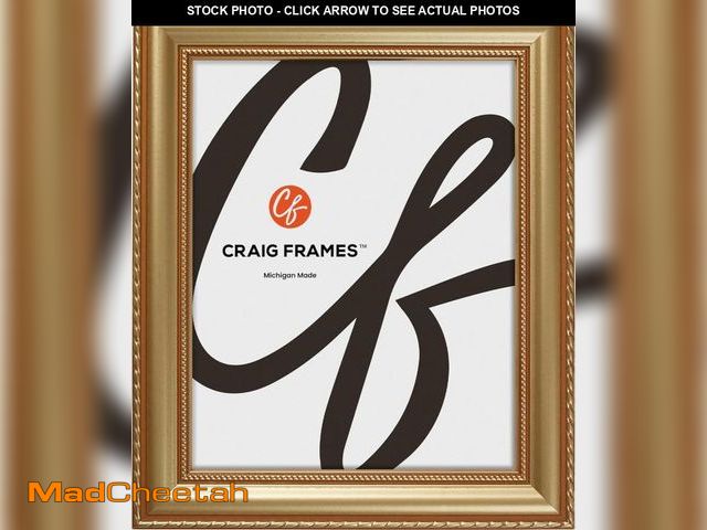 Lot 74-12398927 - Craig Frames 20x30 Picture Frame - Victoria Ornate Gold 1.5 Inch Wide Solid Wood Moulding, Vintage D...