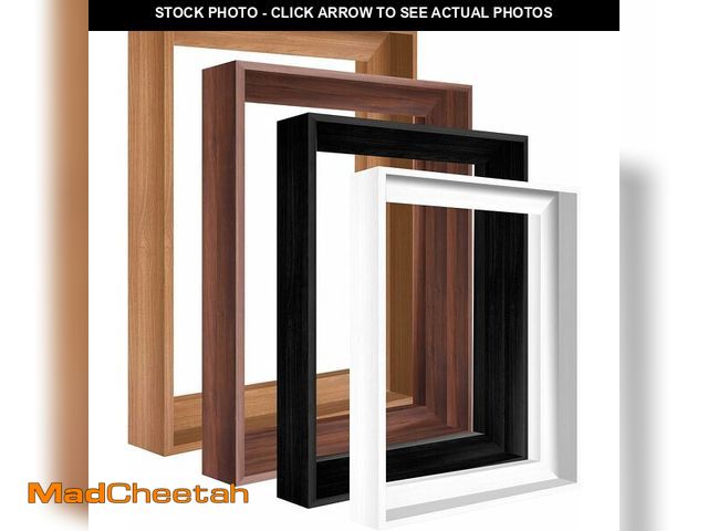 Lot 74-14364895 - Canvas Floater Frame for Canvas Prints Fits 1.25 Inch Deep Canvas Walnut Floating Frame for Modern W...