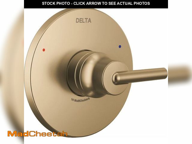 Lot 74-13713859 - Delta Faucet Trinsic 14 Series Single-Function Gold Shower Valve Trim Kit, Shower Handle, Delta Show...