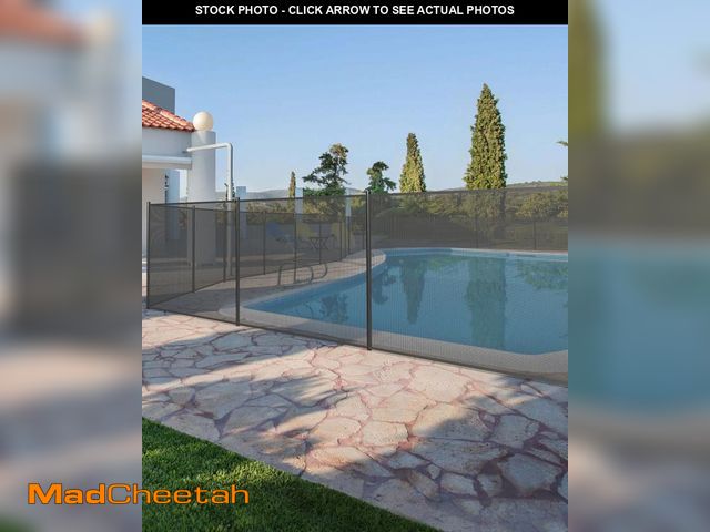 Lot 74-12243901 - GraveeLife 4Ft x 108Ft Fence for Inground and Above Ground Pool, Mesh Pool Safety Fence with Stainle...