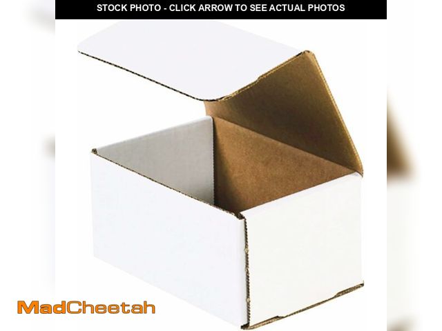 Lot 74-13041143 - AVIDITI 6x4x3 Shipping Boxes Small (50-Pack) Heavy Duty Corrugated Cardboard Boxes for Packing, Mail...