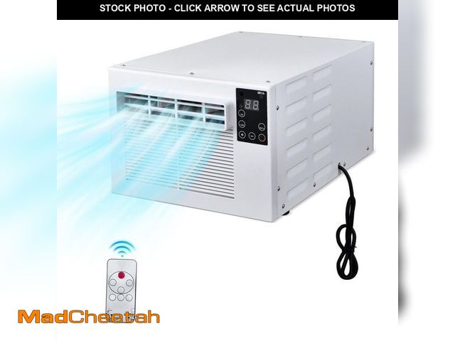 Lot 74-12557872 - Edendirect 2,500 BTU Portable Air Conditioner Cools 45 sq.ft. with Dehumidifier and Remote for Campi...