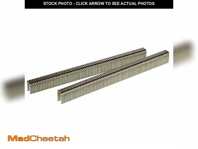 Lot 74-13548199 - Senco L06BAB 18 Gauge,1/4-inch Crown Finish Staples, 3/8-inch Length, Galvanized Staples (10,000 per...