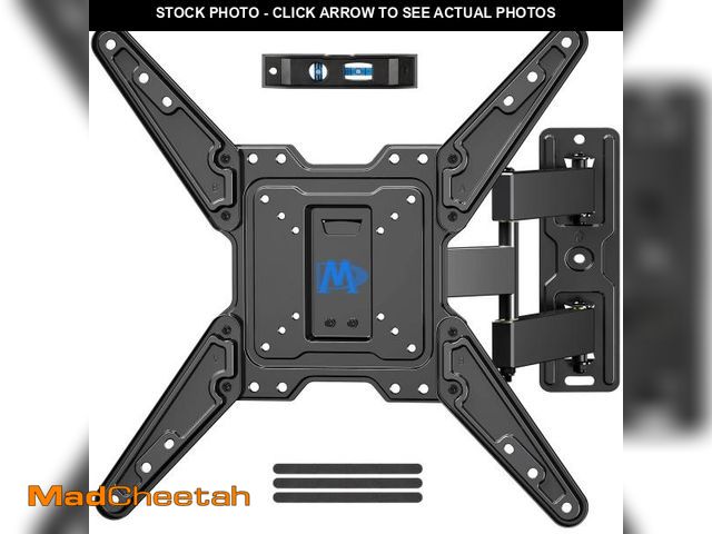 Lot 74-12439789 - Mounting Dream UL Listed TV Wall Mount for Most 26-55 Inch TVs, Full Motion TV Mount with Perfect Ce...