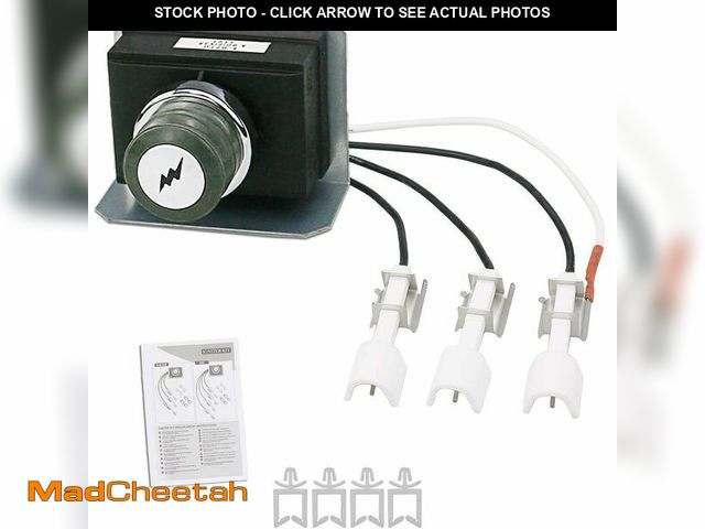 Lot 74-12712478 - GRISUN 7628 Igniter Kit for Genesis 310 and 320 Gas Grills, 2011 &amp; Newer (Front Mounted Control ...