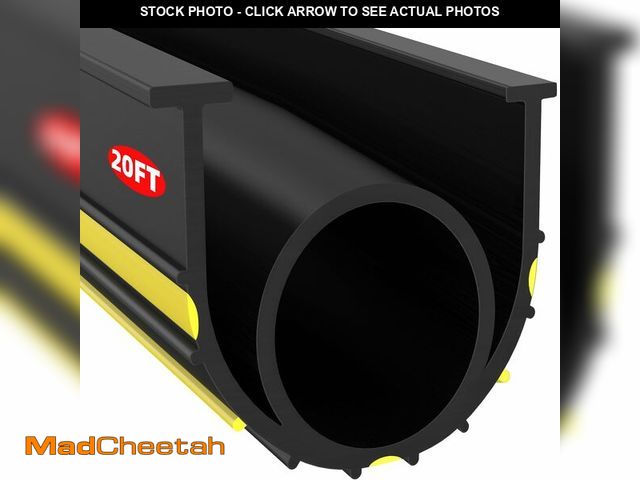 Lot 74-12713380 - Jin&amp;Bao Garage Door Bottom Weather Stripping Rubber Seal with T-Ends 5/16" - Protect Your Garage...