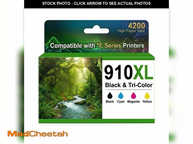Lot 74-14152107 - RanZhiXi 910XL Ink Cartridges Replacement for HP 910xl Ink Cartridges Combo Pack with HP OfficeJet P...