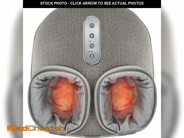 Lot 74-12703423 - Medcursor Foot Massager Machine with Heat, Shiatsu Deep Kneading, Delivers Relief for Tired Muscles ...