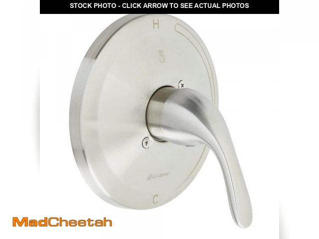 Lot 74-12533182 - Glacier Bay 1-Handle Valve Trim Kit in Brushed Nickel (Valve Not Included) - UNUSED