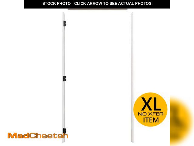 Lot 74-13769503 - (MISSING HARDWARE) ARK DESIGN 36 in. x 80 in. Primed Wood Knock Down Door Frame 3-Piece+ Weatherseal...