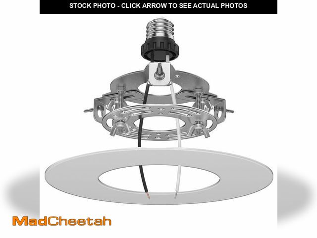 Lot 74-13956280 - YIIZON Recessed to Pendant Light Converter Kit 5 and 6 inch Can Light Conversion, Includes E26 Socke...