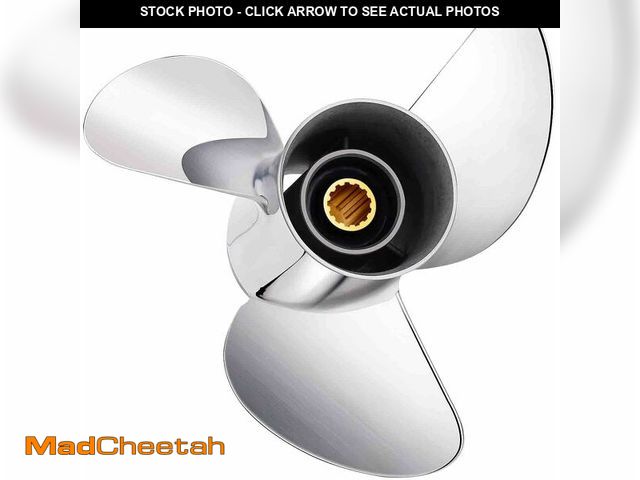 Lot 74-12453725 - FYMP 10.25 x 14/15/16-G Polished Stainless Steel Boat Outboard Propeller for Yamaha Engines 40-60HP,...