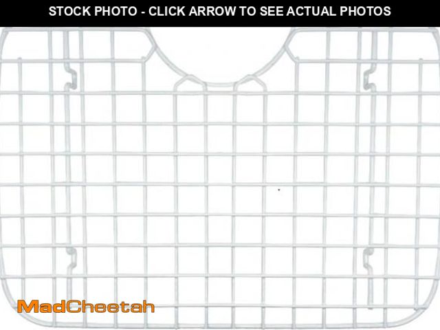 Lot 74-12136806 - Better Houseware D-Shape Sink Protector Grid - White - UNUSED
