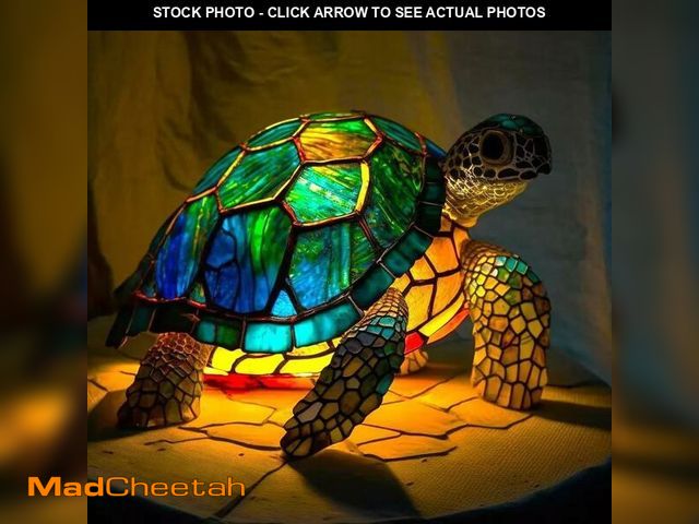 Lot 74-12711087 - Desniltol 3D Animal Table Lamp, Retro Stained Animal Night Light Lamp, Cute Resin Animal Lamps, Vint...