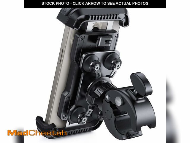 Lot 74-14149544 - Lamicall Motorcycle Phone Mount Holder - [Dual Vibration Dampener] [Upgrade Handlebar Clip] Motorcyc...