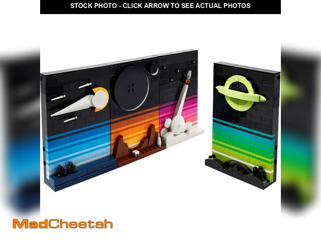 Lot 74-11011721 - LEGO Ideas Tales of the Space Age Building Set, 4 Connectible 3D Postcard Models 21340 - UNUSED