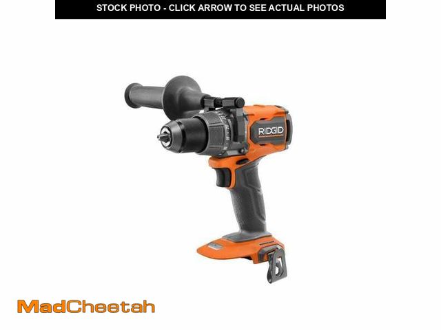 Lot 74-12555553 - (MISSING GRIP HANDLE) RIDGID 18V Brushless Cordless 1/2 in. High Torque Hammer Drill/Driver (Tool On...