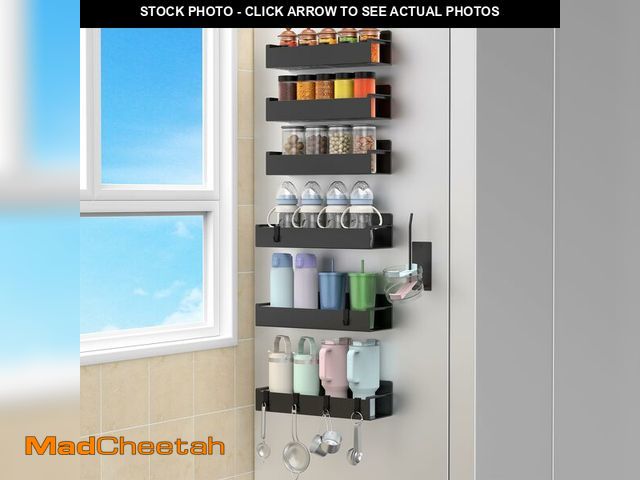 Lot 74-13625935 - HuggieGems Magnetic Water Bottle Holder for Refrigerator, Cup Holder Organizer for Stanley and Tumbl...