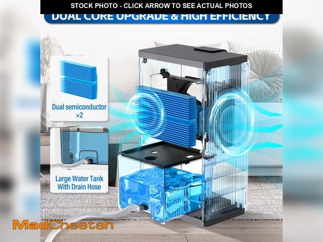 Lot 74-12434983 - Dehumidifier, Dehumidifiers for Home (1000 sq.ft), 98 OZ Dehumidifier for Basement Bathroom Bedroom,...