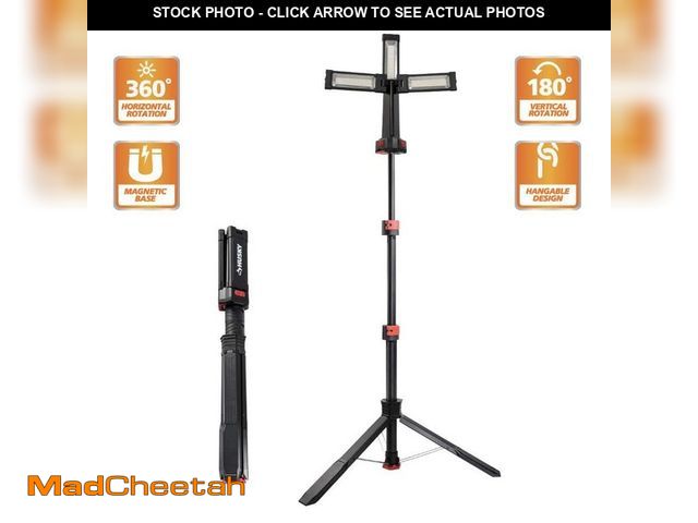 Lot 74-12893624 - Husky 2200-Lumen Tripod - USED