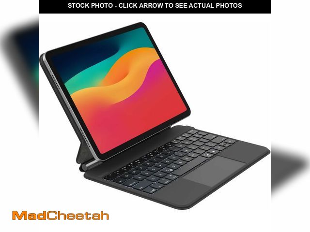 Lot 74-14307432 - (MISSING CHARGER) Belkin Pro Keyboard Case w/Magnetic Stand, Backlit Bluetooth Keyboard, Multi-Gestu...