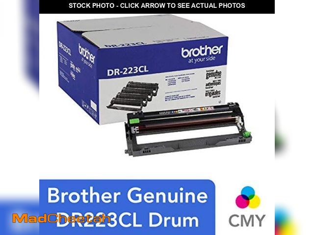Lot 74-12284497 - Brother Genuine -Drum Unit, DR223CL, Seamless Integration, Yields Up to 18,000 Pages,Black - USED