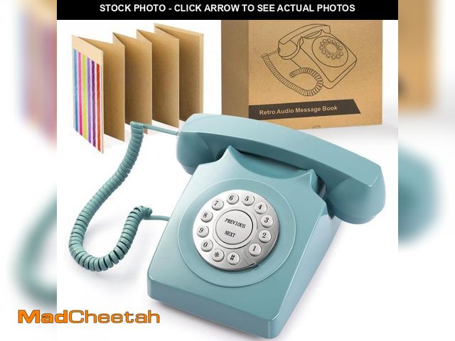 Lot 74-12440192 - NISAIKLUZ Audio Guest Book Wedding Phone, Record Guest Messages, Retro Audio Guestbook for Wedding, ...