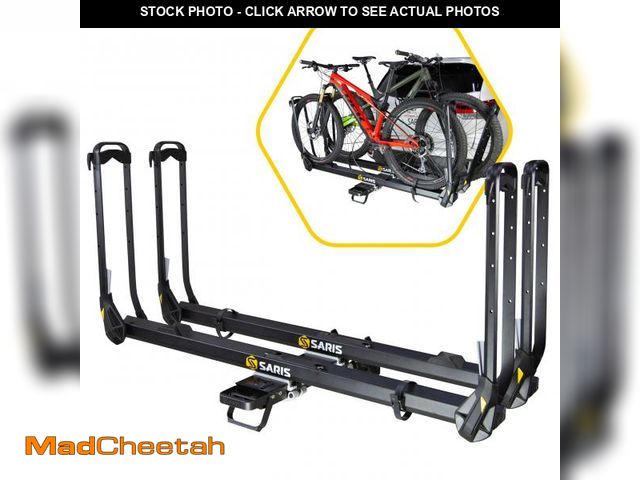 Lot 74-12494124 - Saris MHS Bike Carrier Modular Hitch System for Cars, Trucks and SUVs, Precision Machined Aluminum B...