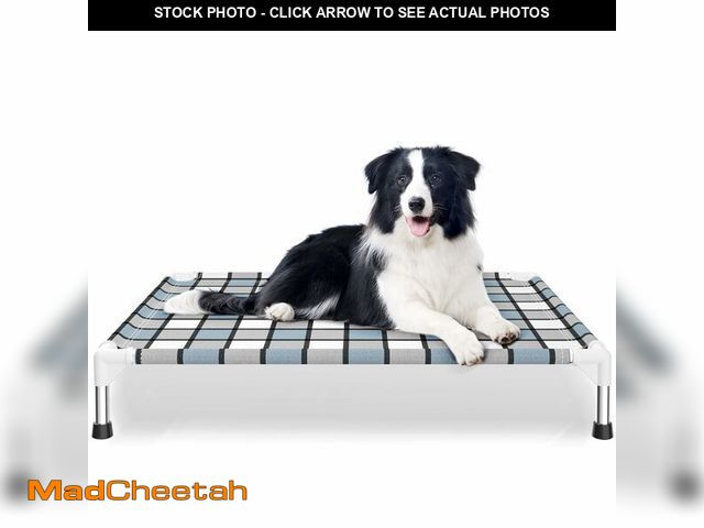 Lot 74-14474038 - Caghash Elevated Outdoor Raised Dog Bed, Lifted Dog Cot for Medium Pet - UNUSED